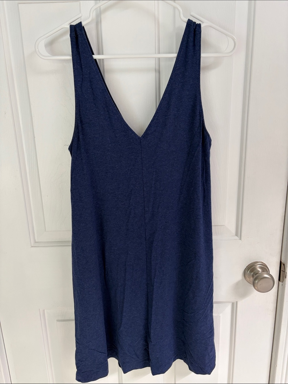 LOFT Navy V-Neck Dress